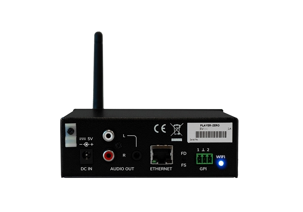 Ecler PLAYER ZERO microSD DLNA & Airplay Streaming