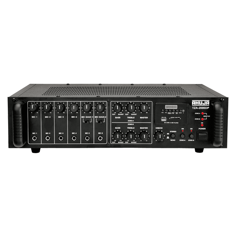 Ahuja TZA-2000DP 220 w 2 Zone PA Mixer Amplifier - Each