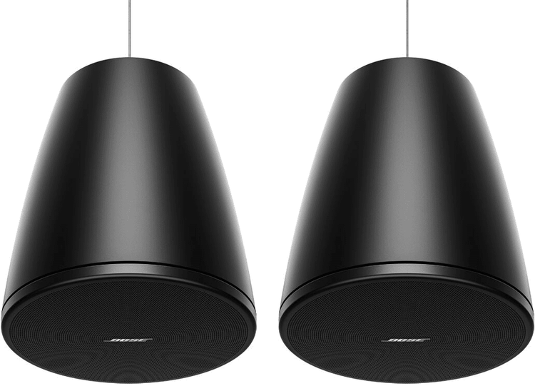 Bose DESIGNMAX DM5P Pendant Speaker Single-Point Suspension System For A Sleek, Attractive Appearance - Pair