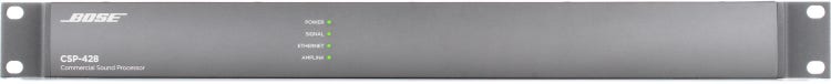 Bose CSP428 Commercial Sound Processor PA Management with 4-in/2-out Analog I/O, AmpLink Output, and 32-bit DSP - Each