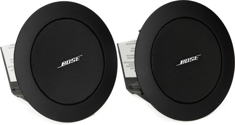 Bose FreeSpace3 Flush Satellite Ceiling Speakers High-Performance Room Filling Soound - Pair