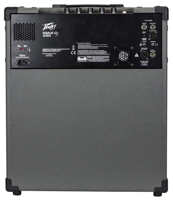 Peavey MAX® 250 High-Power Bass Combo Amplifier with 15” Speaker, Compressor & DI Output for Stage & Studio - Audiomaxx India