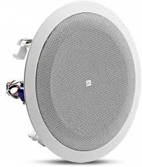 JBL 8138 8-Inch Full-Range Ceiling Speaker for Reliable Background Music and Clear Paging in Commercial Audio Systems