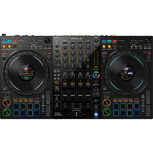 Pioneer DDJ FLX10, 4-channel DJ performance controller for multiple DJ applications - Each