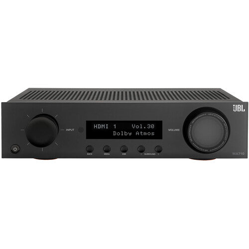 JBL MA710 7.2 Ch Smart Network Multi-Zone AVR Home Theater Receiver 8K eARC Dolby Atmos DTS:X HDR10+ Dolby Vision WiFi