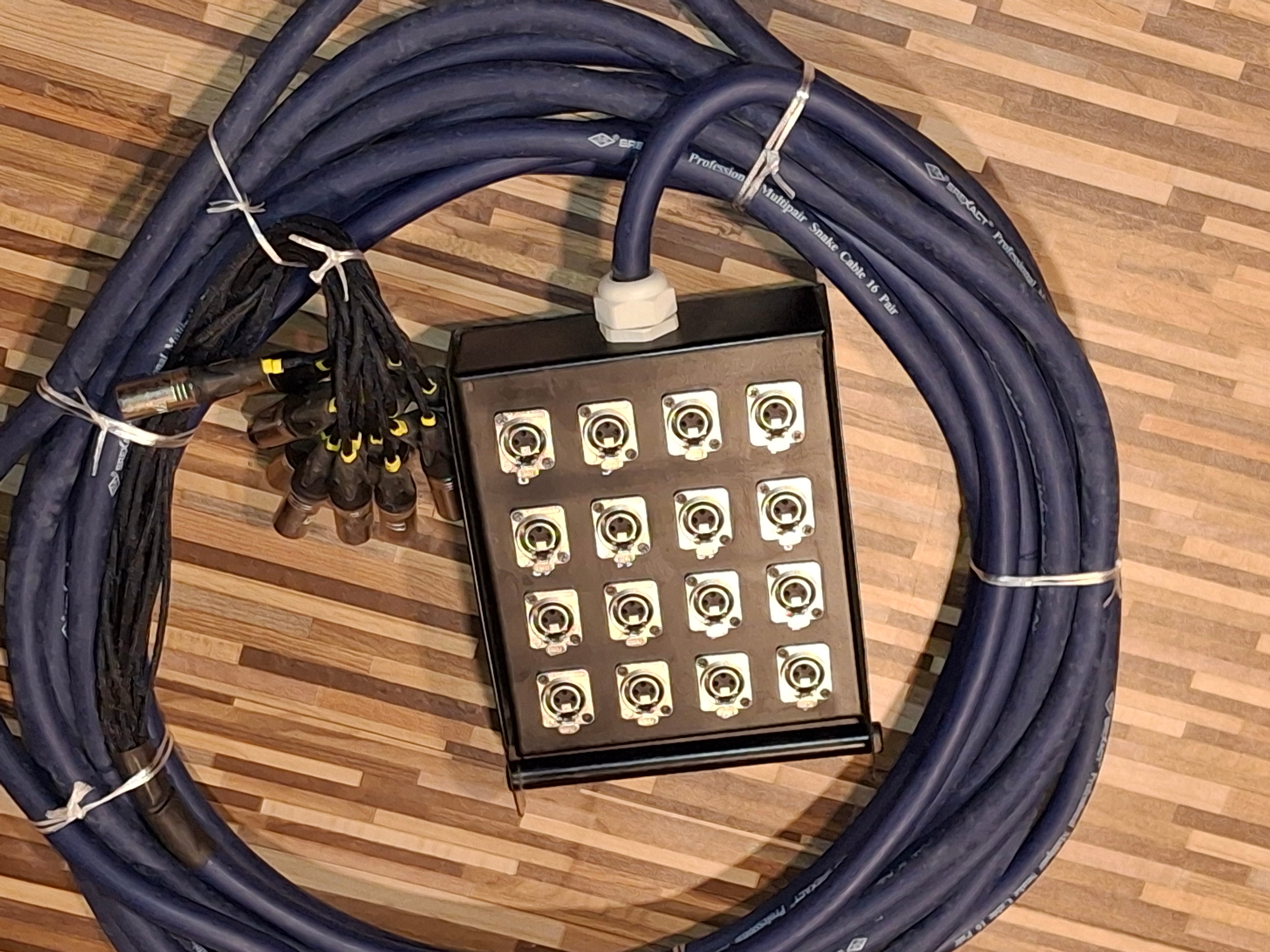 Stage Box / Snake Cable 16 Channels Input / 15 Meters Excellent Quality Tested Stagebox