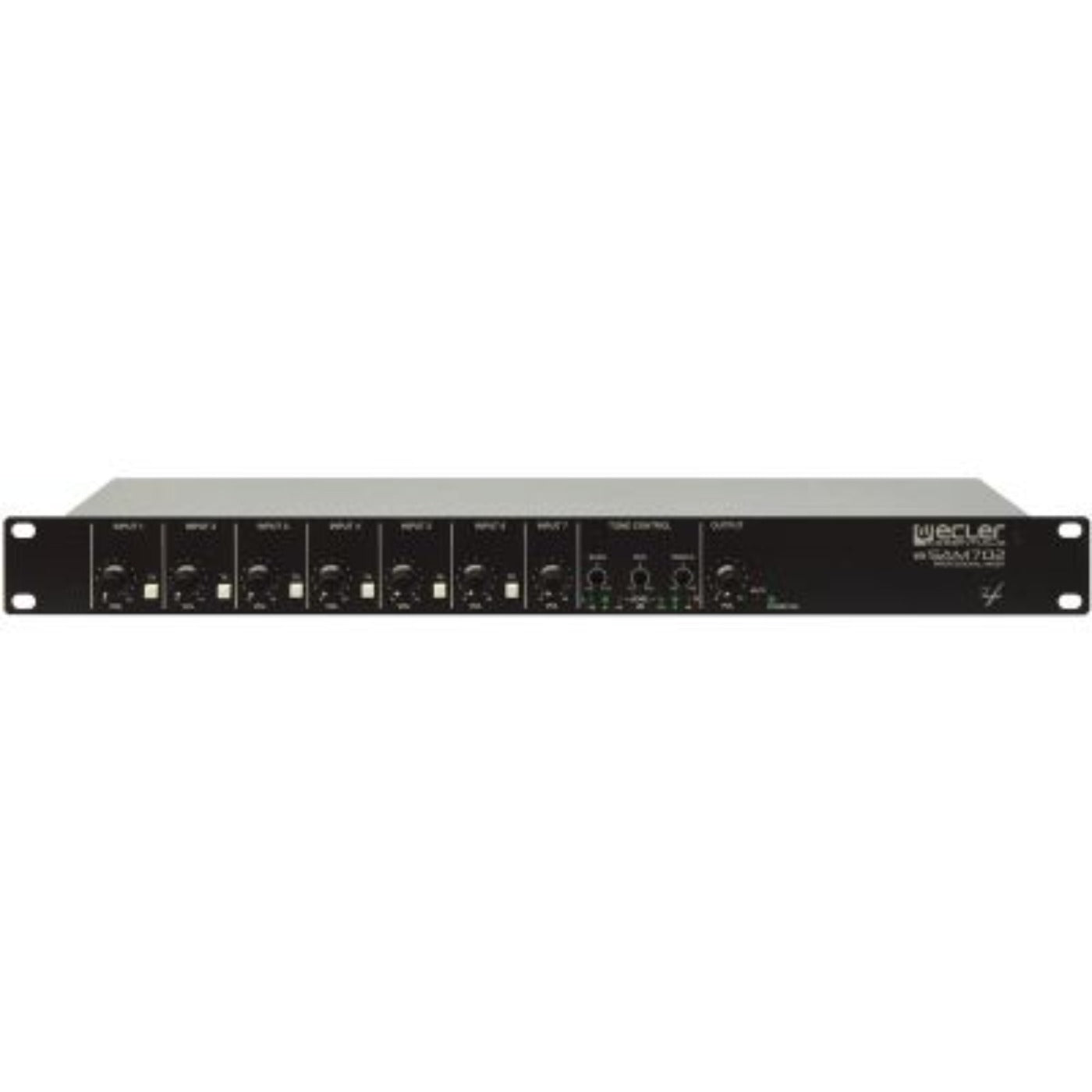 Ecler eSAM702 7x2 1U Rack Analogue Mixer Installation Preamps And Mixers