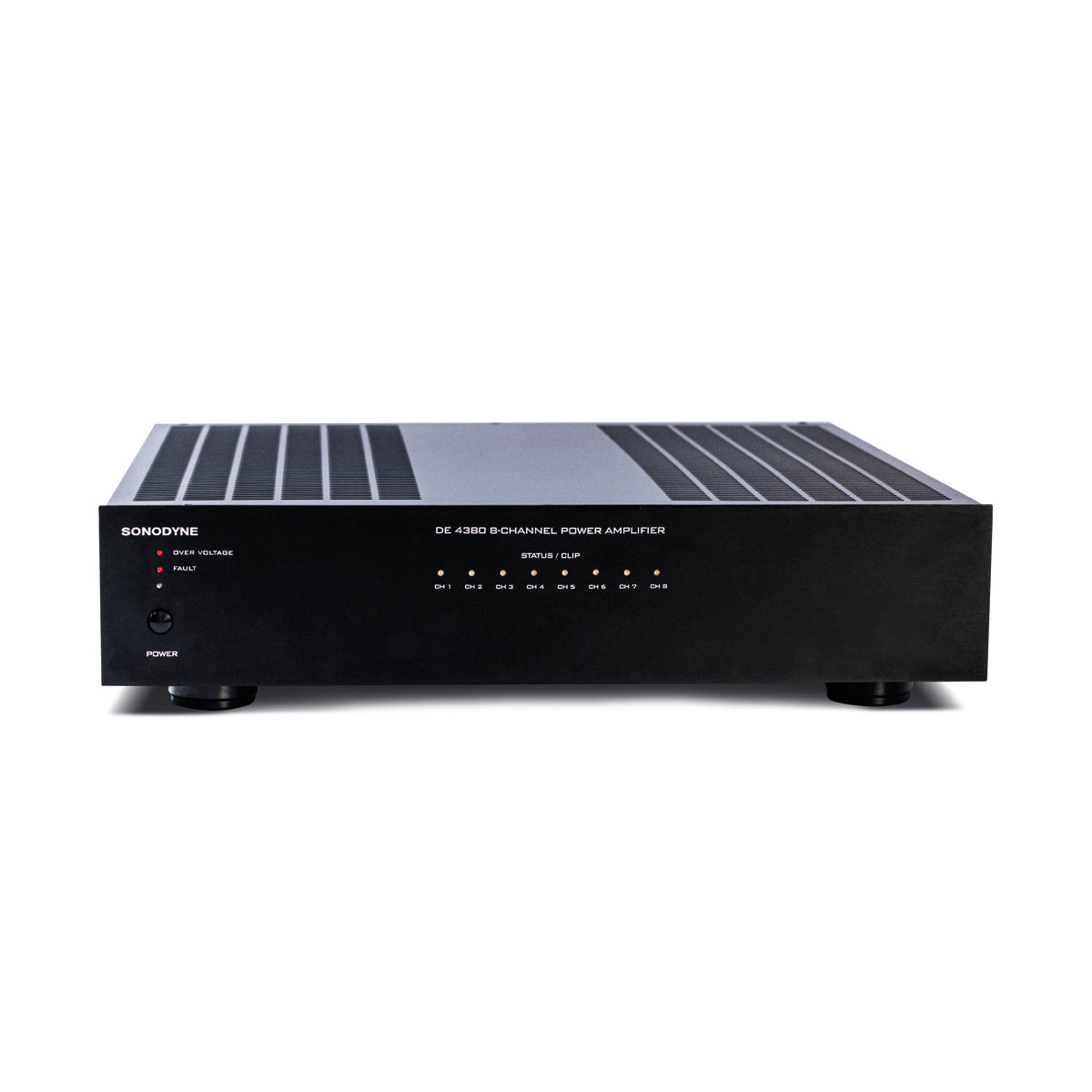 Sonodyne DE 4380 8-Channel Class-D Power Amplifier with 800W Total Output and Active PFC Power Supply
