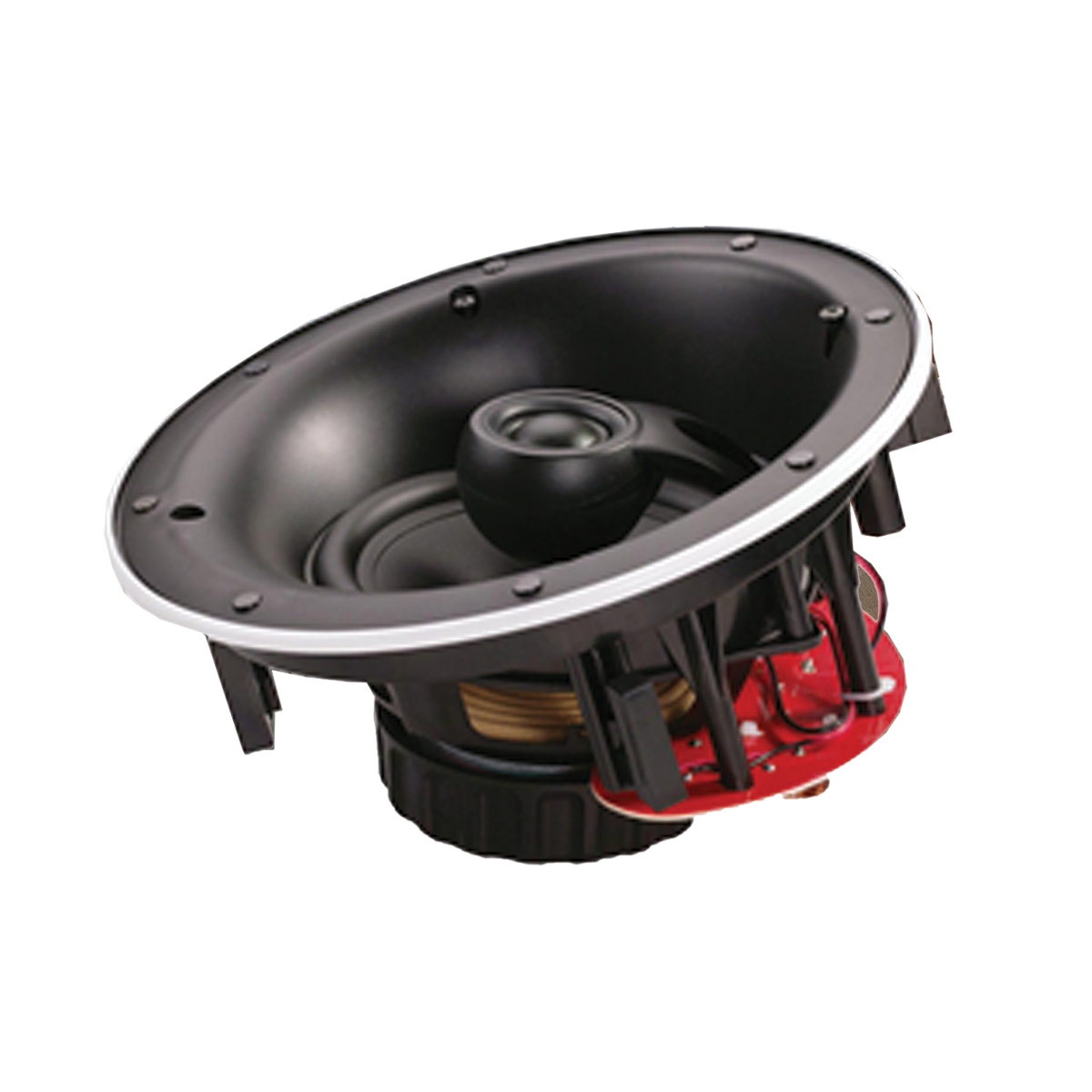 Sonodyne SIC 3460 2-Way Angled In-Ceiling Speaker with 6” Coaxial Driver and Magnetic Grille