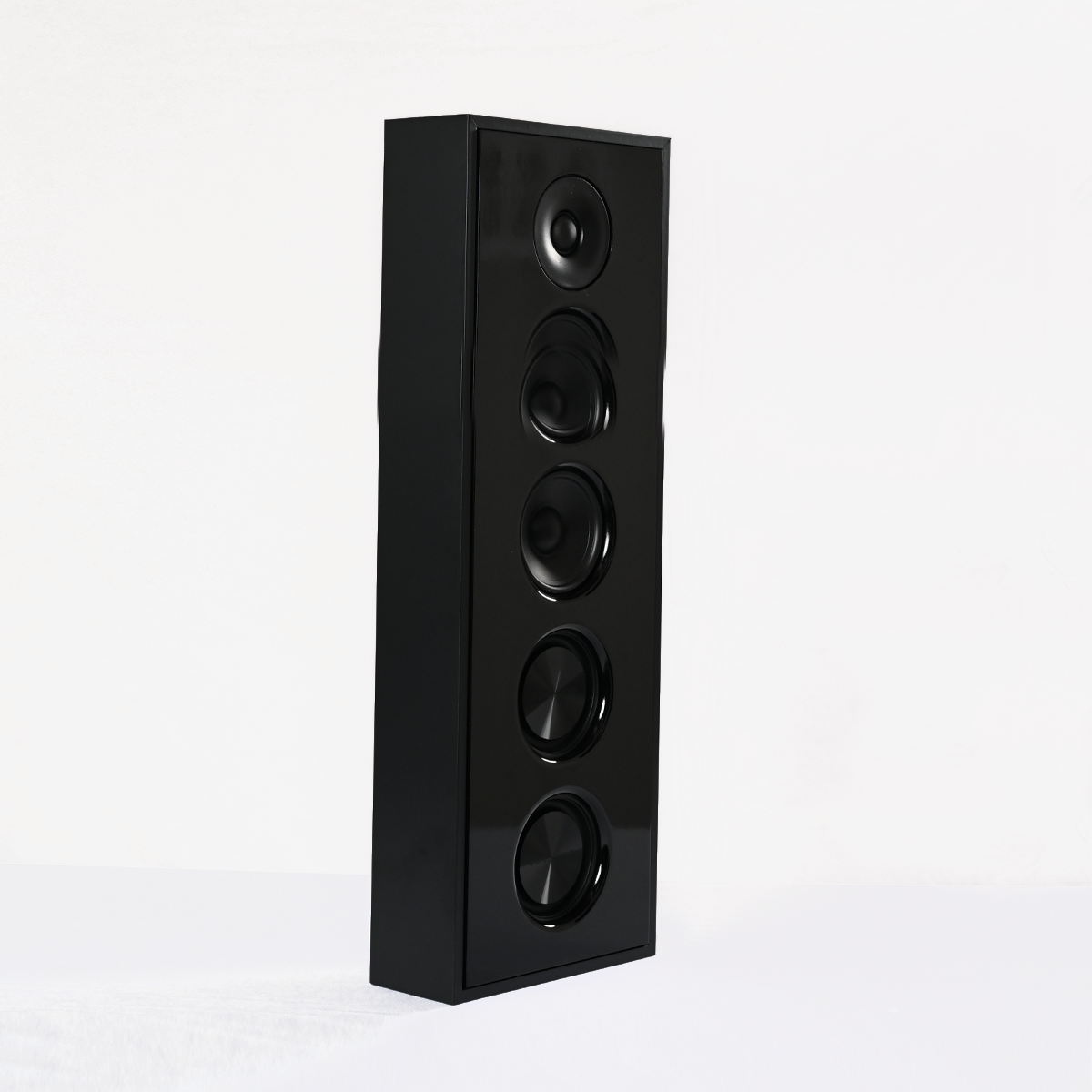 Sonodyne IWO 812 On-Wall / In-Wall 2.5-Way Installation Speaker with Dual 4” Woofers & Passive Radiators, High-Sensitivity Slim Design - Audiomaxx India