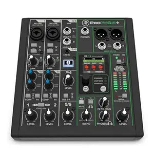 Mackie ProFX6v3+ 6-Channel Analog Mixer With Enhanced FX, USB Recording Modes and Bluetooth®