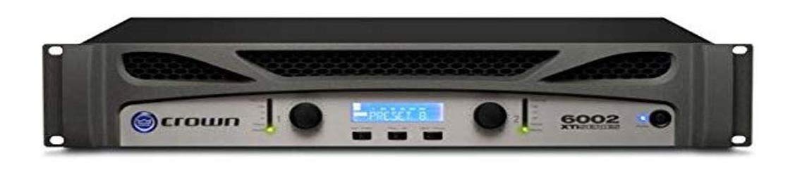 Crown XTi 6002 | 2 - Channel Power Amplifier | 2100W @ 4Ω