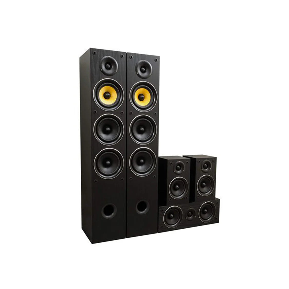 TAGA Harmony TAV-506 V.2 5.0 Channel Dolby HOme Theater Speaker Package - Set
