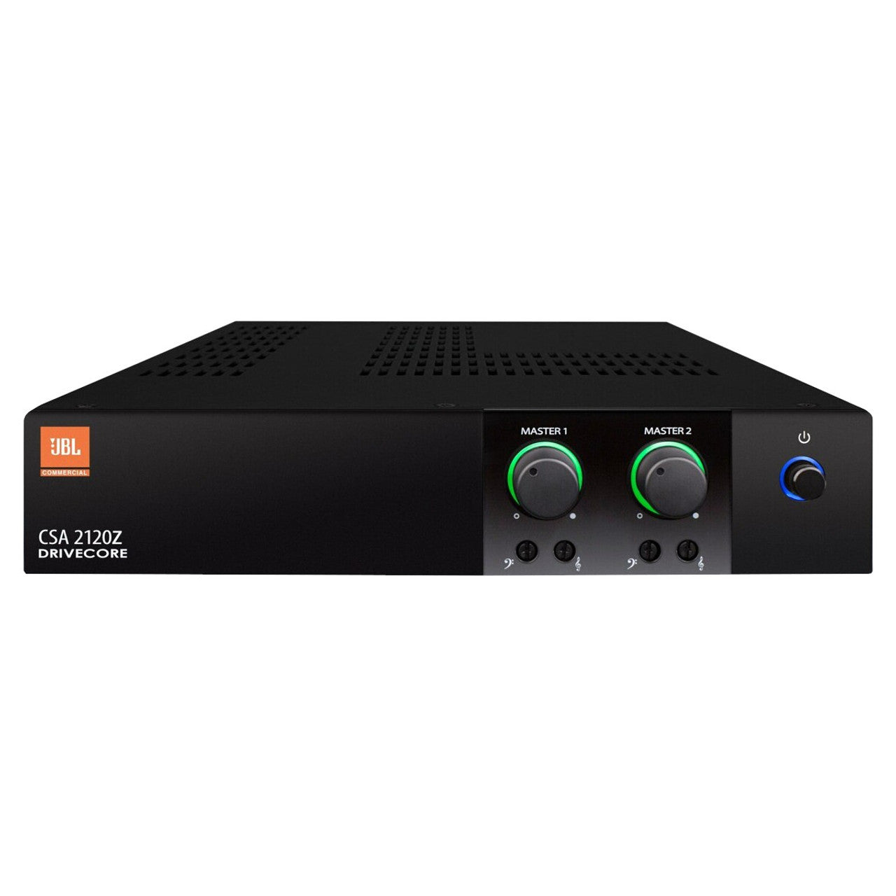 JBL CSA2120Z Commercial Amplifier, 240W RMS, 2-Channel, Energy Star Certified, Ethernet, 4 Audio Inputs, Fanless Design