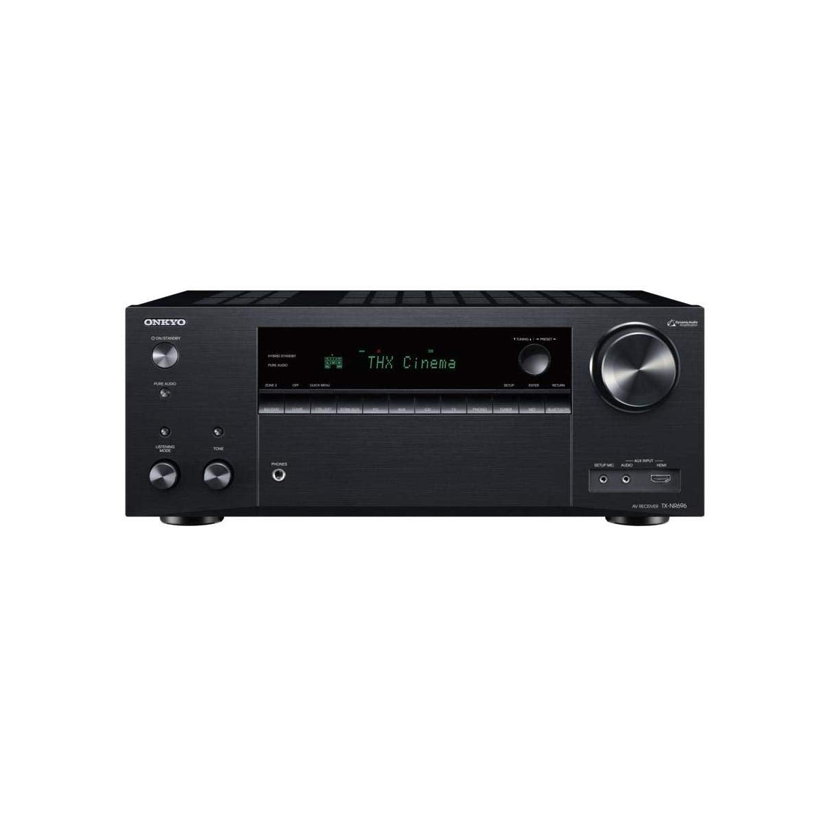 Onkyo TX NR 696 AVR Home Theater Receiver.