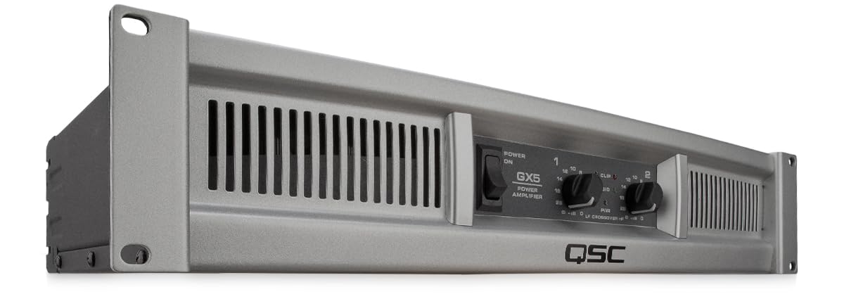 QSC GX5 2 Channels Amplifier 500W/ch at 8Ω, 700W/ch at 4Ω