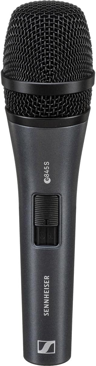 Sennheiser E845-S Supercardioid Dynamic Vocal Microphone with On/Off Switch