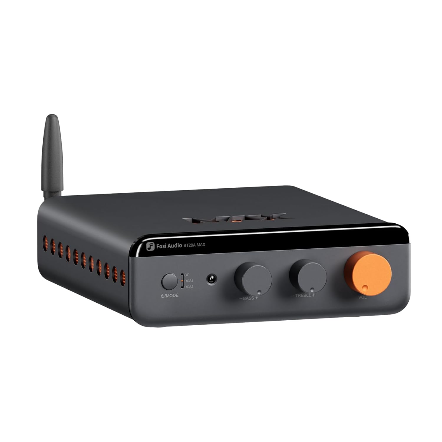 Fosi Audio BT20A MAX Bluetooth 6.0 Class-D Stereo / 2.1 Amplifier with TPA3255 Chip, PFFB Technology, 300W × 2 Output, and Hi-Res Wireless Audio - Audiomaxx India