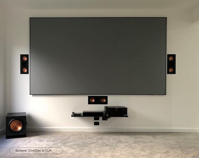 Elite AR92DHD5 Fixed Frameless Projector Screen Aeon Edge Free 203 x 115 cm, 16:9 Format 92 inches, 5D CineGrey Cloth - Each