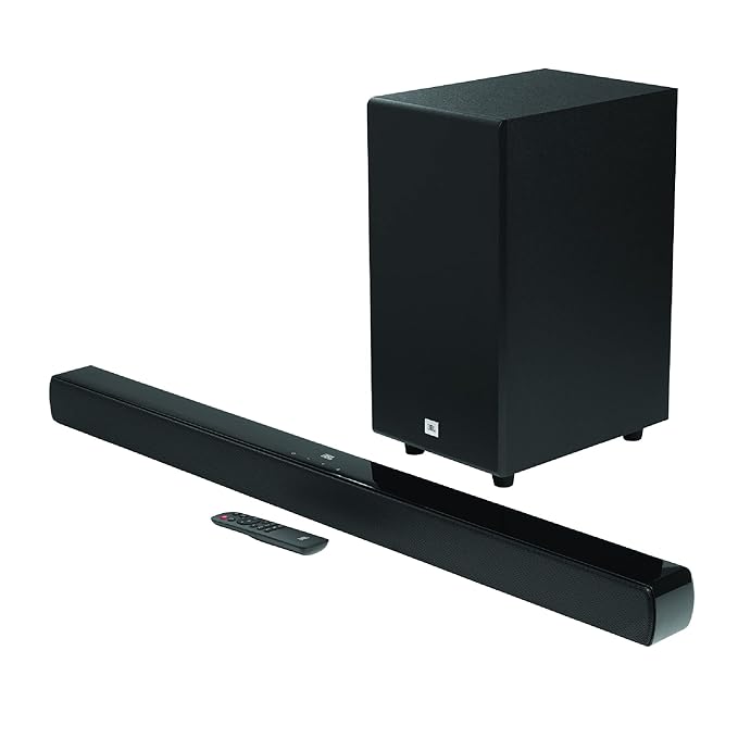 JBL Cinema SB190 380W Dolby Atmos Soundbar Wireless Subwoofer 2.1 Channel and Bluetooth - Set