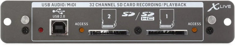 Behringer X-LIVE X32 Expansion Card for 32-Channel Live - Each