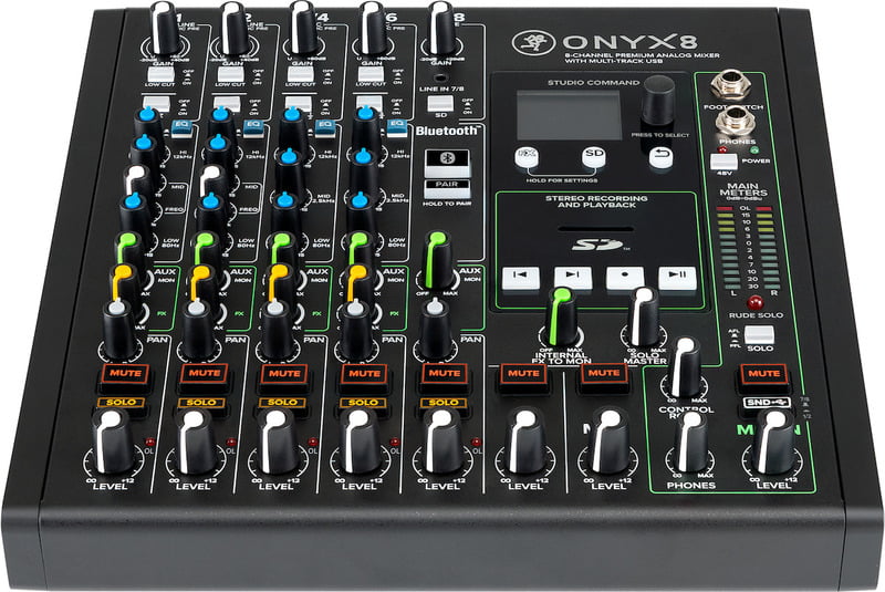 Mackie Onyx8 8-Channel Premium Analog USB Mixer - Each