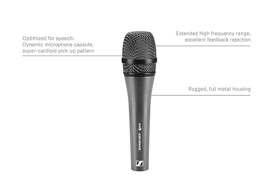 Sennheiser E845 Supercardioid Dynamic Vocal Microphone