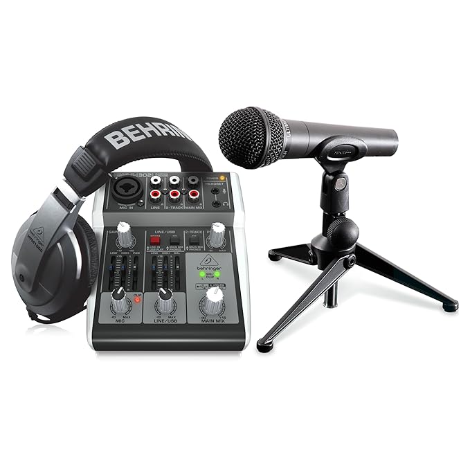 Behringer Complete PODCASTUDIO Bundle With US