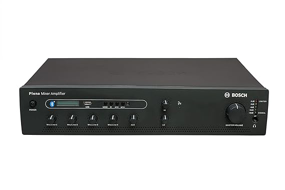 Bosch PLE-1ME240-3IN, 240W Mixer Amplifier With USB/Bluetooth - Each