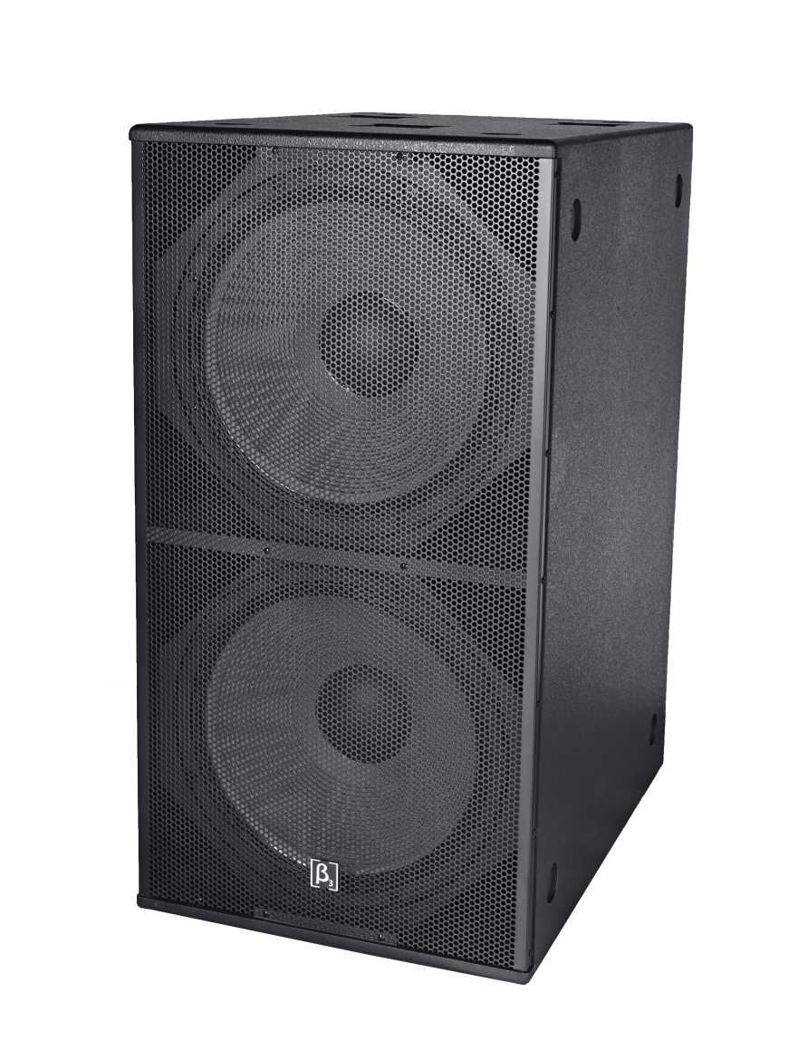 Beta3 ΣJ218 Dual 18" Subwoofer