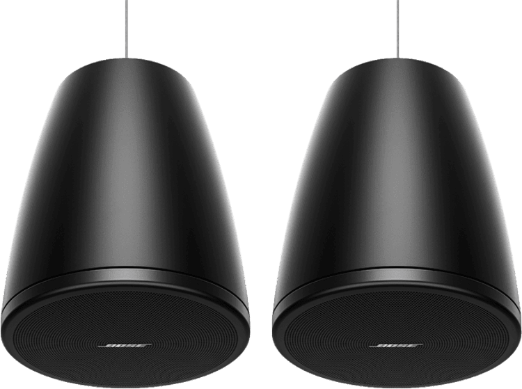 Bose DESIGNMAX DM3P Pendant Speaker Single-Point Suspension System For A Sleek, Attractive Appearance - Pair