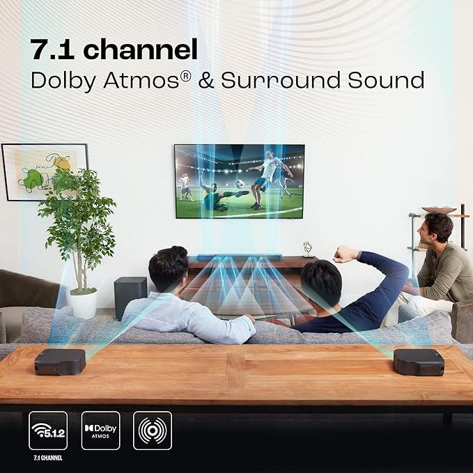 JBL Bar 800 Pro 720W 7.1 (5.1.2) Channel Truly Wireless Soundbar with True Dolby Atmos 10” Down-Firing Wireless Subwoofer - Set
