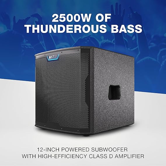 Alto Professional TS12S - 2500W 12-inch Powered Subwoofer - Each