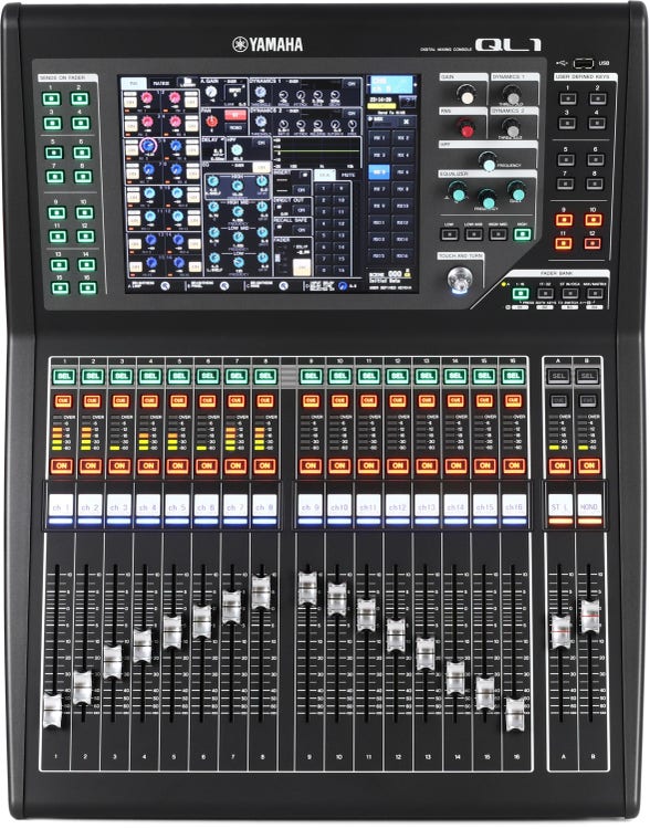 Yamaha QL1 32-Channel Digital Mixing Console - Each