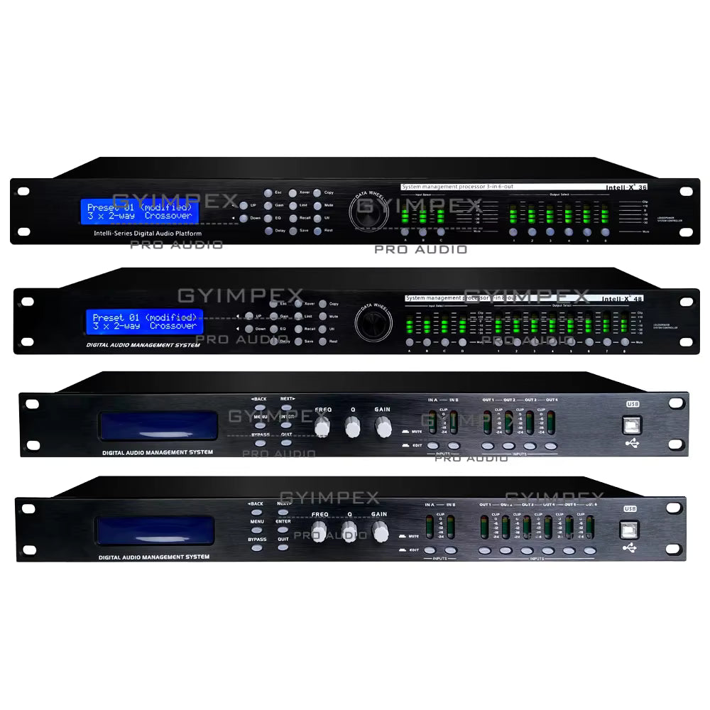 Kasper – KSP-A48.2 Professional 4-In / 8-Out DSP Audio Processor with 64-Bit Floating-Point FIR & IIR Processing - Audiomaxx India