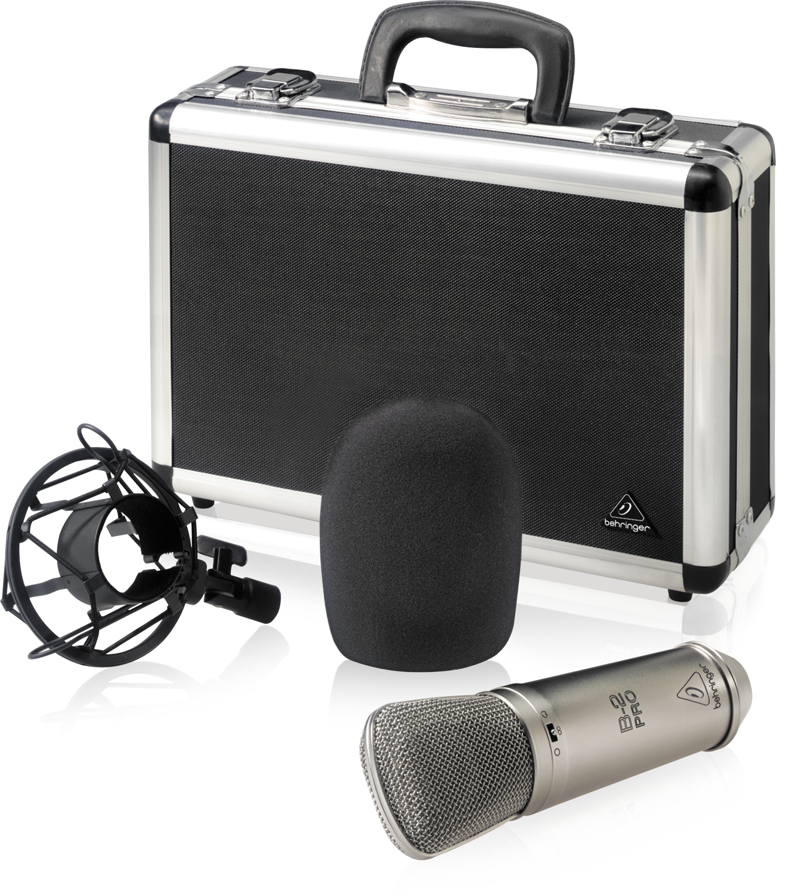 Behringer CONDENSER MICROPHONE B-2 PRO Gold-Sputtered Large Dual-Diaphragm Studio Condenser Microphone