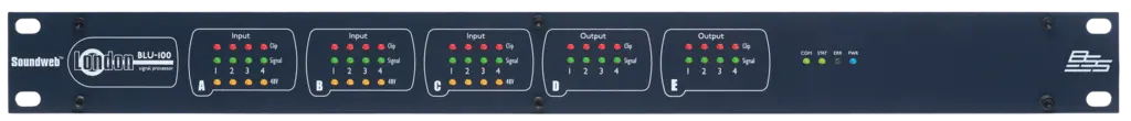 BSS - BLU-100 12×8 Signal Processor with BLU Link