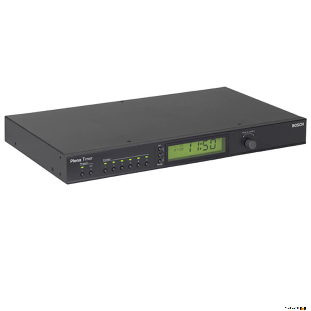 Bosch PLN-6TMW Weekly Timer featuring 2 Separate Programs, 14 Chimes, 6 Contact Outputs - Each