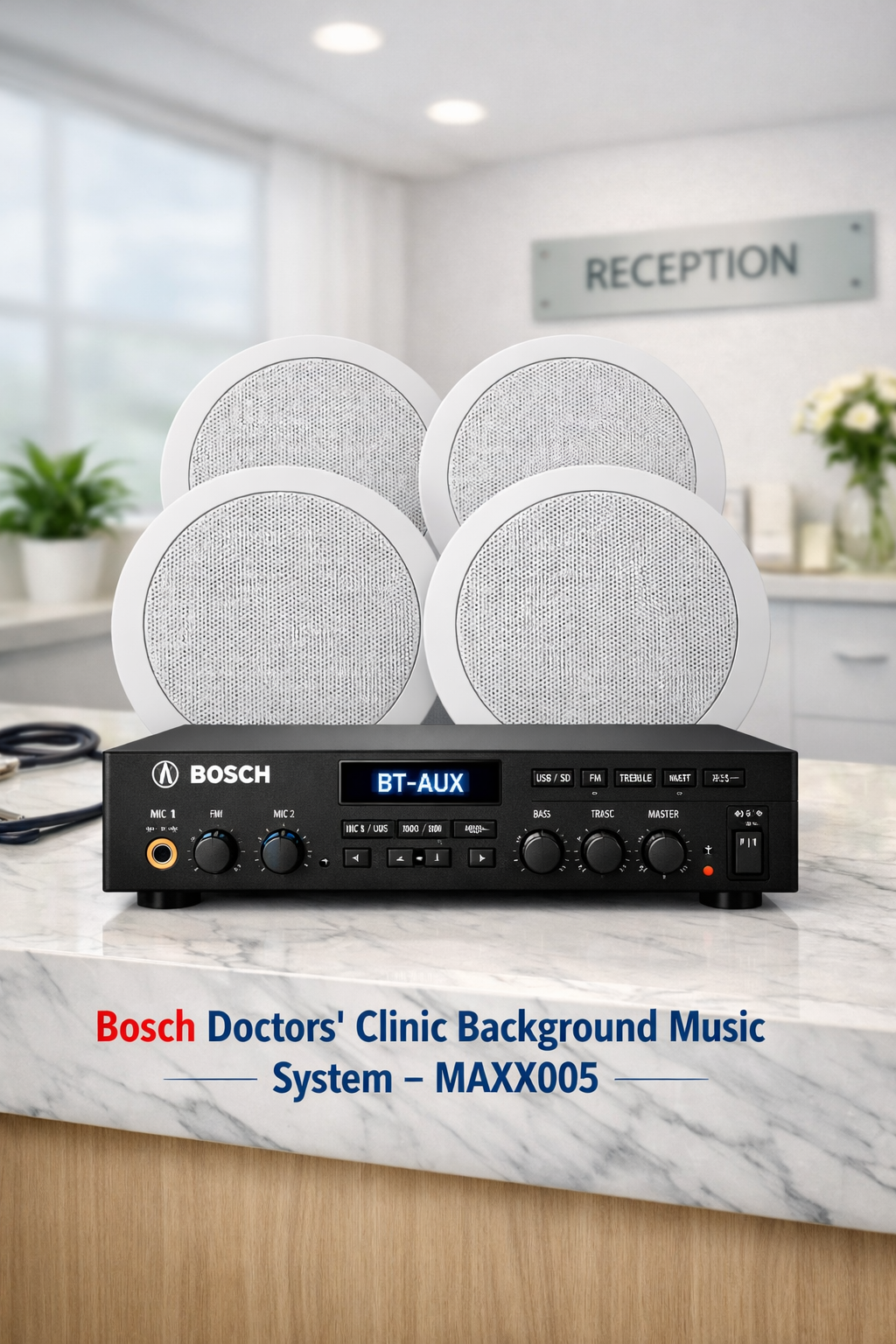Bosch Background Sound System Bundle for Doctors’ Clinic – MAXX005