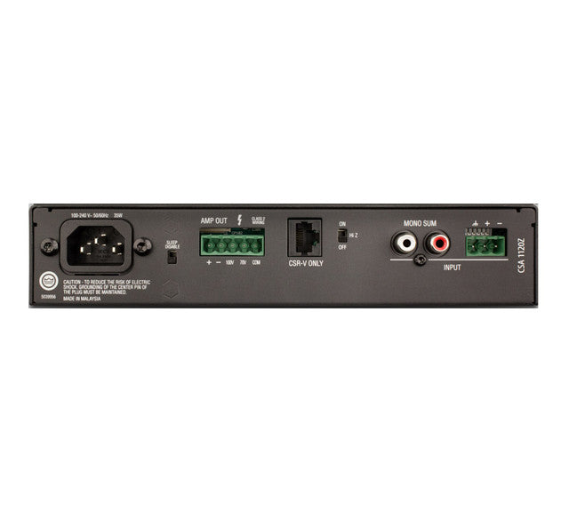 JBL NCSA1120Z-U-IN Commercial Amplifier, 120W RMS Output, Energy Star Certified, DriveCore Technology, 2 Analog Inputs, Auto Power Off, 20Hz-20kHz - NCSA1120Z-U-IN