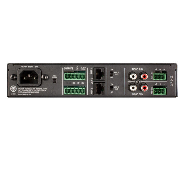 JBL Professional CSA 240Z 2 Channels 40W Commercial Amplifier