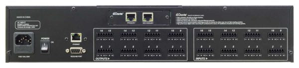 Crest Audio PCX 1616-230EB Digital Audio Matrix DSP Processor (16-In / 16-Out) with 96 kHz Processing, Dante Networking, and Full System Control