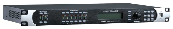 Crest Audio PCX 260-230EB Digital Speaker Management Processor (2-In / 6-Out) with 96 kHz DSP, Matrix Routing, and Advanced System Control