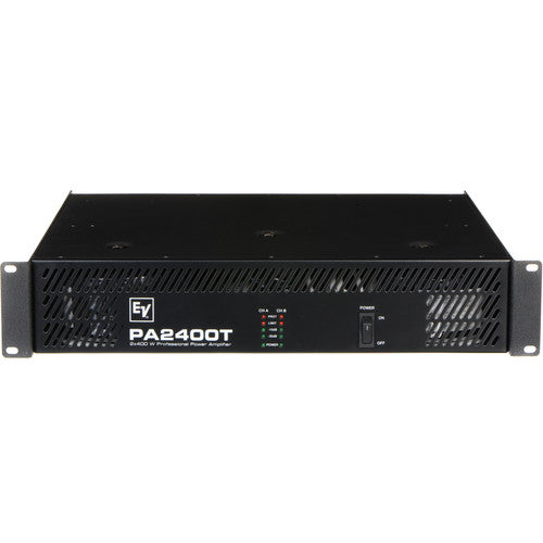 EV ElectroVoice PA2400T Dual 400 W/CH Power Amplifier - Each