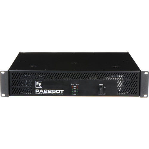 EV ElectroVoice PA2250T Dual 250 W/CH Power Amplifier - Each