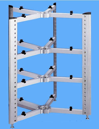 Elemento Spider Reference OEM Hi-Fi Rack Revolutionary Open-Frame Design for Unparalleled Audio Performance, Capacity: 50 Kg Per Level