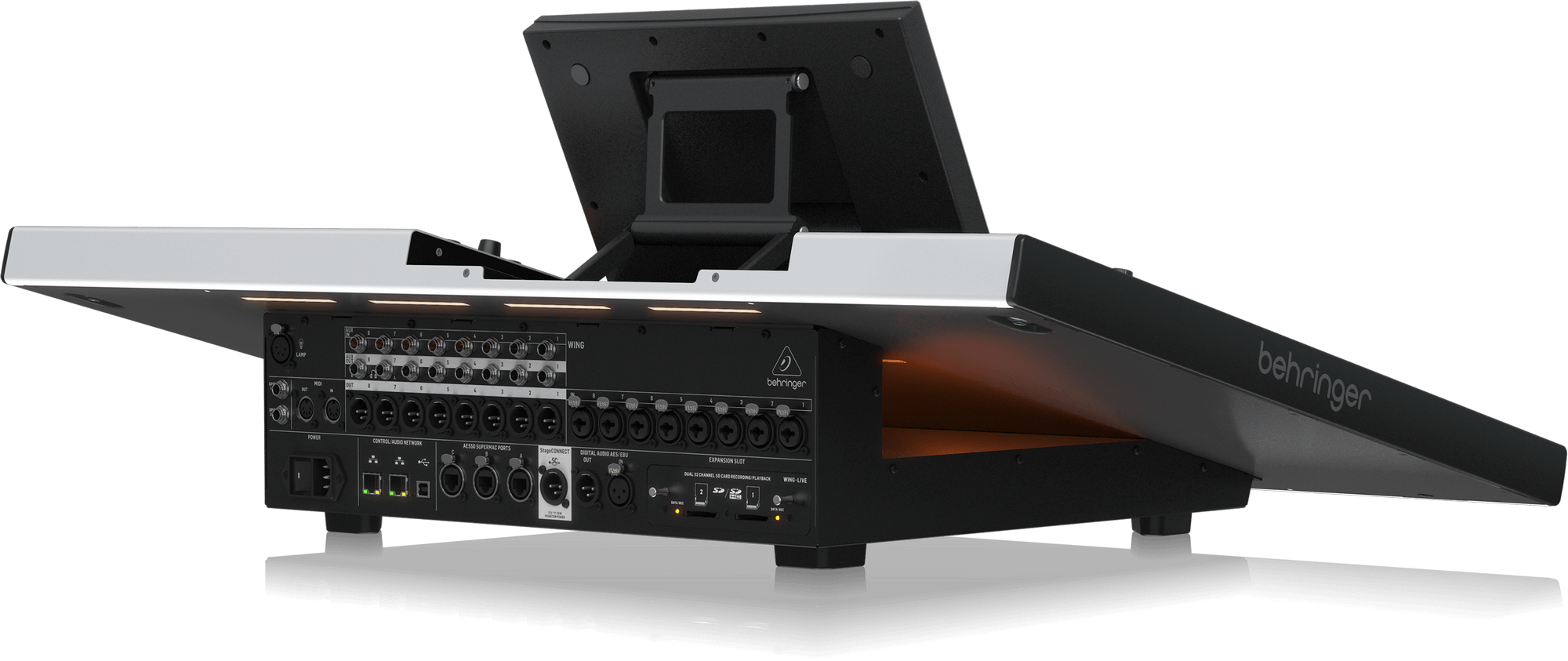 Behringer WING 48-Channel, 28-Bus Full Stereo Digital Mixing Console with 24-Fader Control Surface and 10" Touch Screen