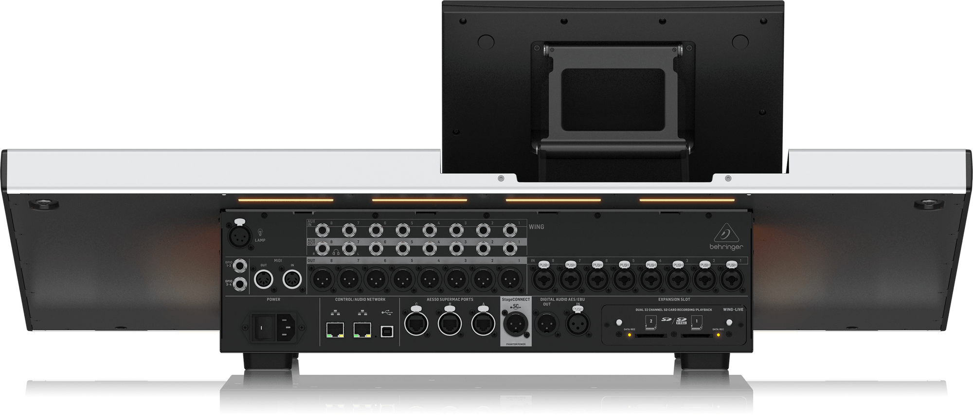 Behringer WING 48-Channel, 28-Bus Full Stereo Digital Mixing Console with 24-Fader Control Surface and 10" Touch Screen
