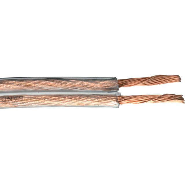Bandridge 0.75mm / 18G Loudspeaker Cable Oxygen Free Transparent 200 Meter Roll