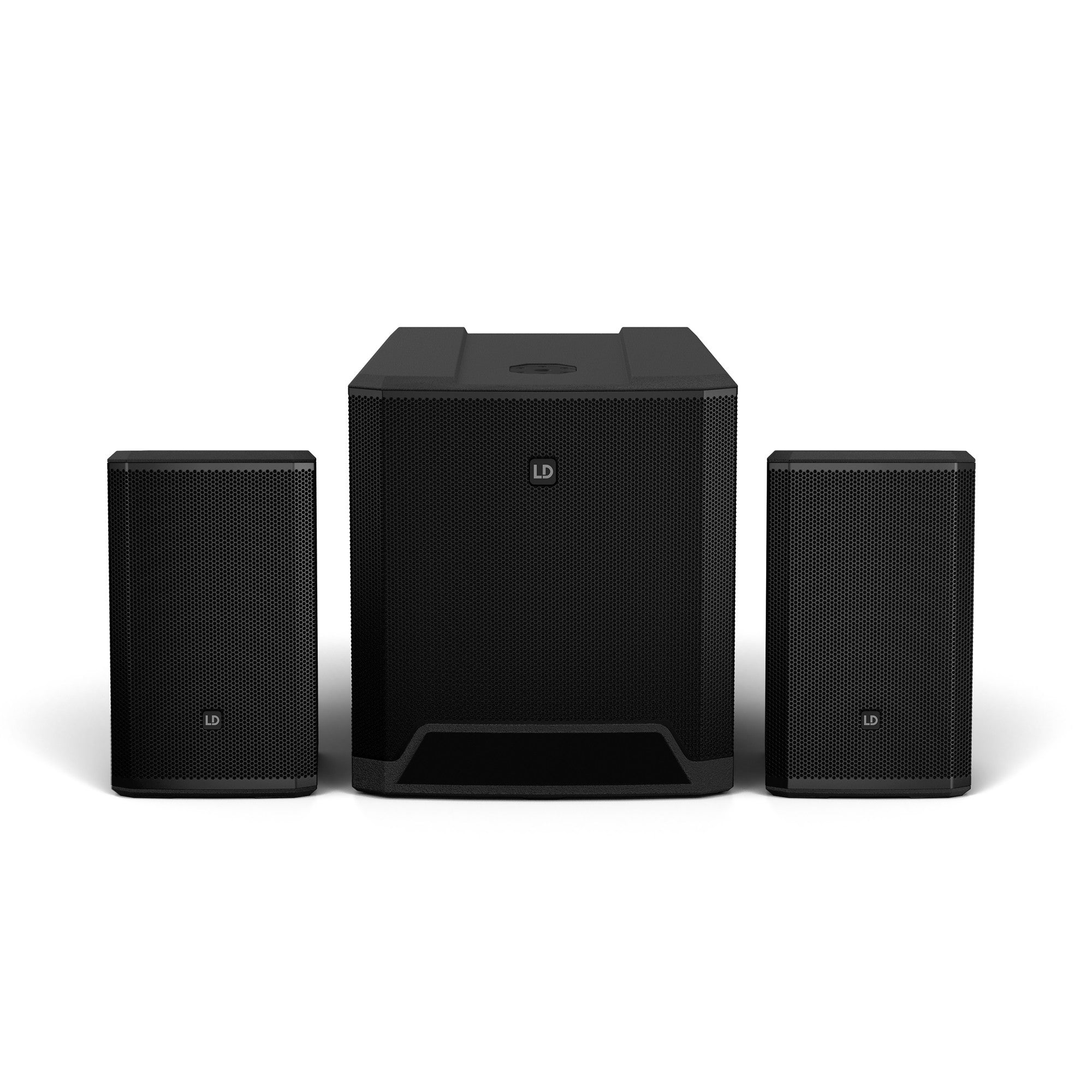 LD Systems LDDAVE15G4XINT 2060W Bluetooth 5.0 Streaming  Compact 2.1 powered PA system - 2x 8" Satellite + 15" Sub - Set